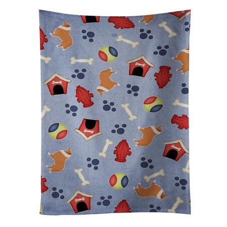 Carolines Treasures Collie Dog House Collection Kitchen Towel BB3916KTWL